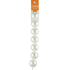 25mm Acrylic Round Pearl Strung Bead